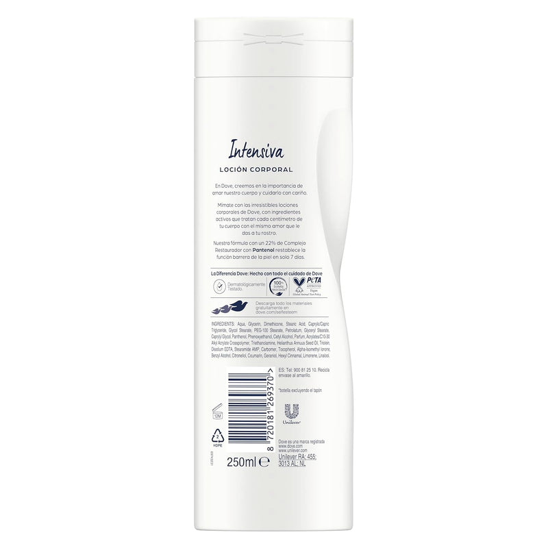 Dove Lotion Intensive Nourishment Extra Dry 250Ml - MeStore - Dove