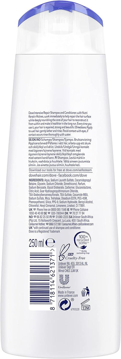 Dove Shampoo 250Ml Intensive Repair - MeStore - Dove