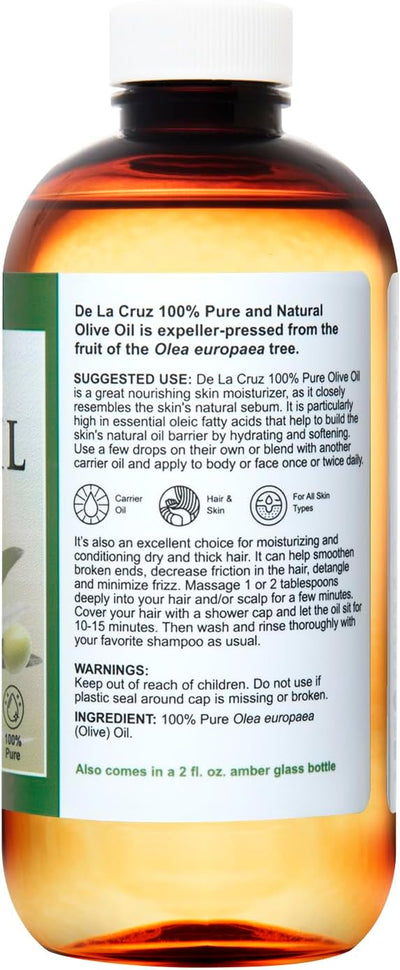 E1168 - DE LA CRUZ® OLIVE OIL 8 fl. oz. - MeStore - DE LA CRUZ