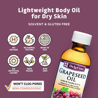 E1220 - DE LA CRUZ® GRAPESEED OIL 2 fl. oz. - MeStore - DE LA CRUZ