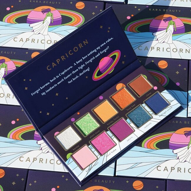 Ehc10b - Horoscope Collection "capricorn" Shadow Palette - MeStore - Kara Beauty