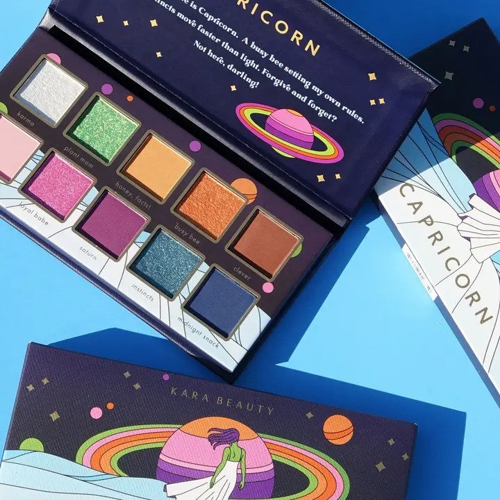 Ehc10b - Horoscope Collection "capricorn" Shadow Palette - MeStore - Kara Beauty