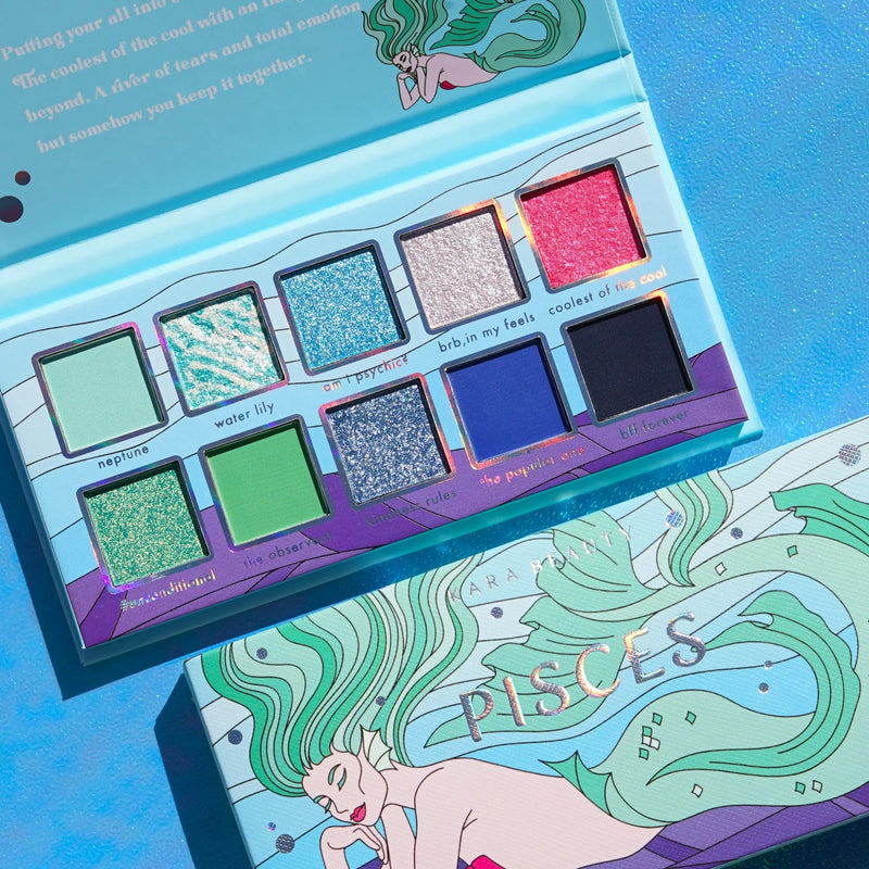 Eht10p - Horoscope Collection "pisces" Shadow Palette - MeStore - Kara Beauty