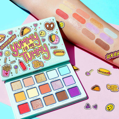 Esy15g - Sticker Collection "yummy In My Tummy" Shadow Palette - MeStore - Kara Beauty