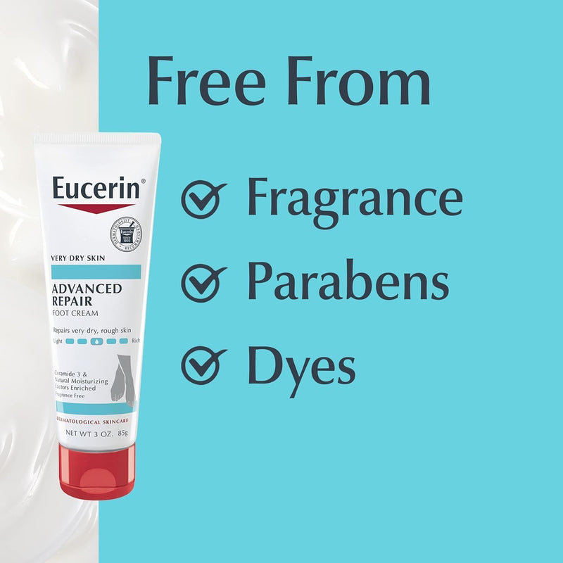 Eucerin Advanced Repair Creme Advanced Repair Foot Creme - 3 oz. - MeStore - Eucerin