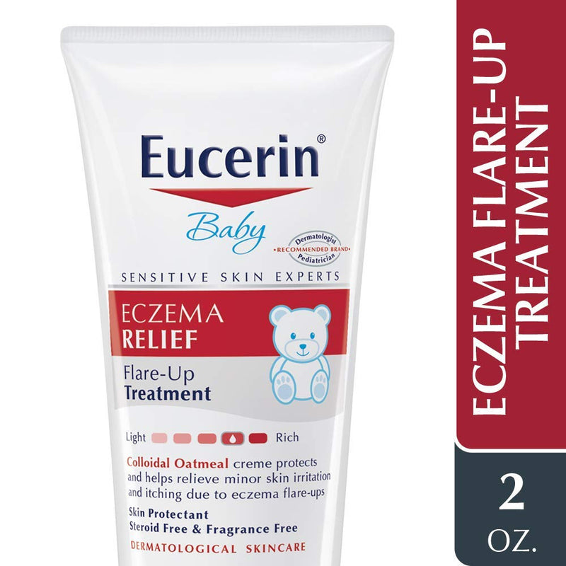 Eucerin, Baby, Eczema Relief, Flare Up Treatment, Fragrance Free, 2oz - MeStore - Eucerin