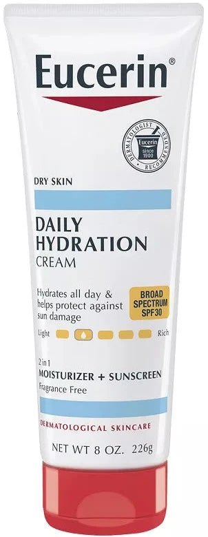 Eucerin Daily Hydration Broad Spectrum SPF 30 Body Creme - 8 oz - MeStore - Eucerin