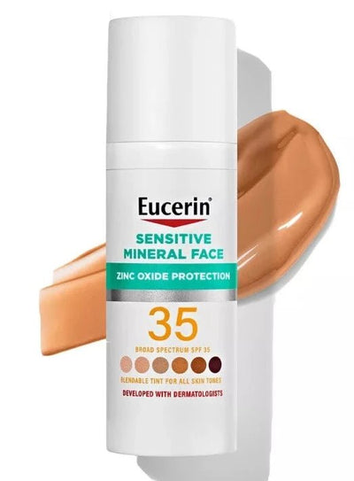 Eucerin Sun Sensitive Tinted Mineral Face Lotion SPF35 - 1.7 oz - MeStore - Eucerin