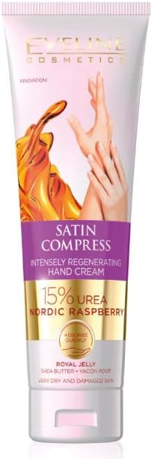 EVELINE SATIN COMPRESS INTENSELY REGENERATING HAND CREAM 100ML - MeStore - Eveline