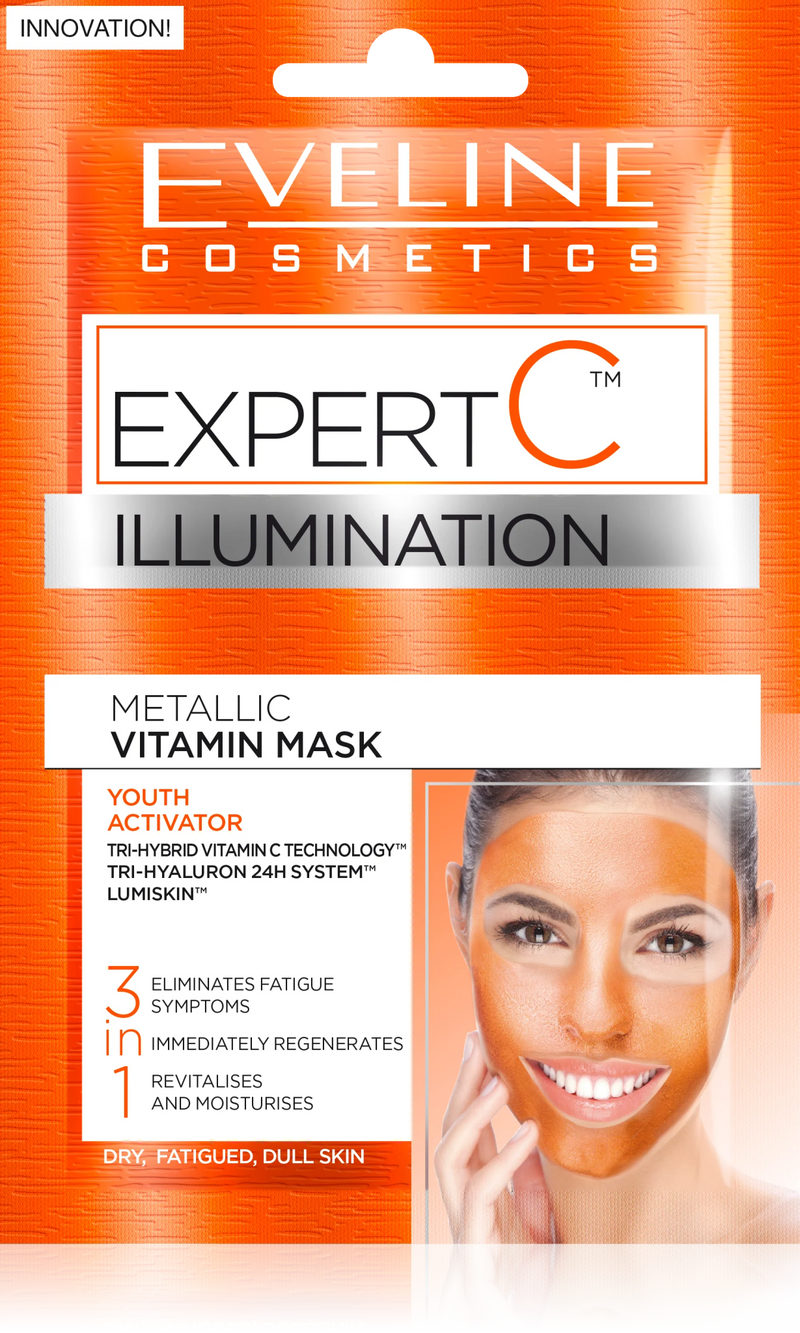 EXPERT C ILLUMINATION VITAMIN FACE MASK 2X5ML - MeStore - Eveline