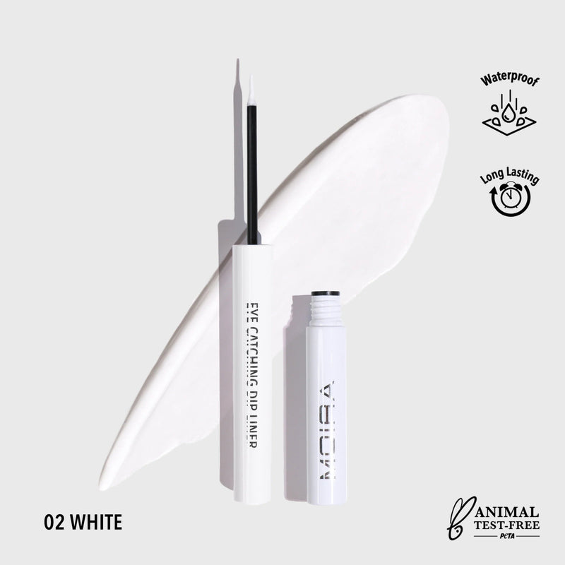 Eye Catching Dip Liner (002, White) - MeStore - Moira Beauty