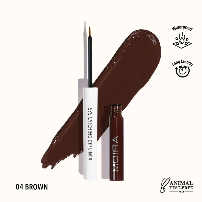 Eye Catching Dip Liner (004, Brown) - MeStore - Moira Beauty