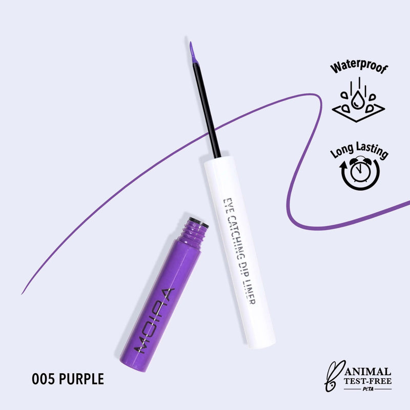 Eye Catching Dip Liner (005, Purple) - MeStore - Moira Beauty