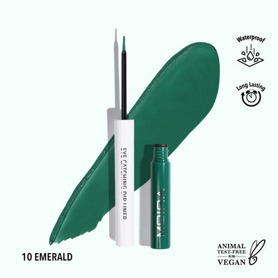 Eye Catching Dip Liner (010, Emerald) - MeStore - Moira Beauty