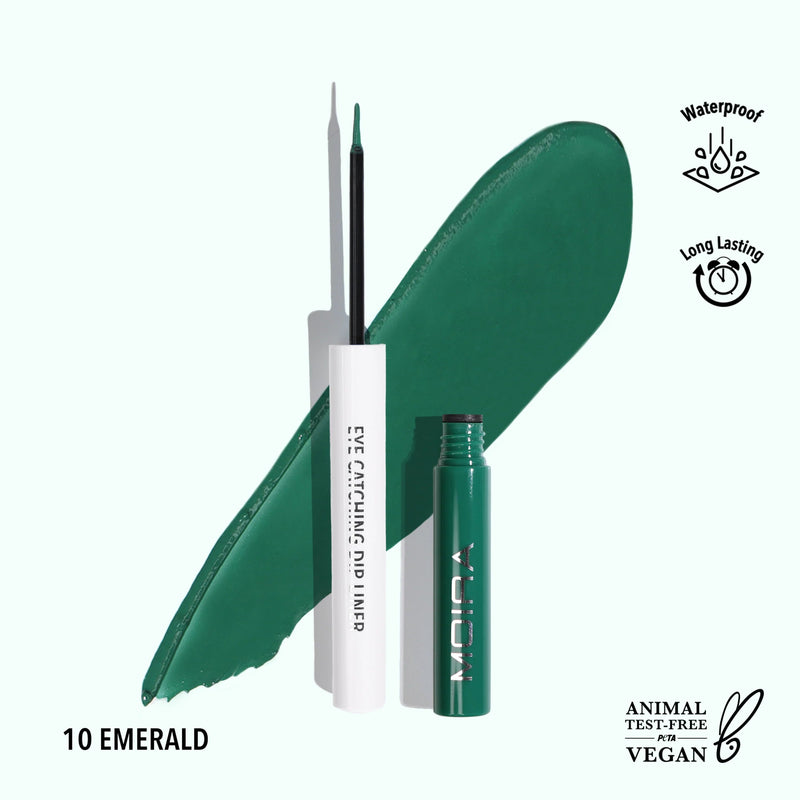 Eye Catching Dip Liner (010, Emerald) - MeStore - Moira Beauty