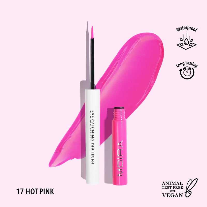 Eye Catching Dip Liner (017, Hot Pink) - MeStore - Moira Beauty