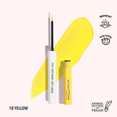 Eye Catching Dip Liner (018, Yellow) - MeStore - Moira Beauty