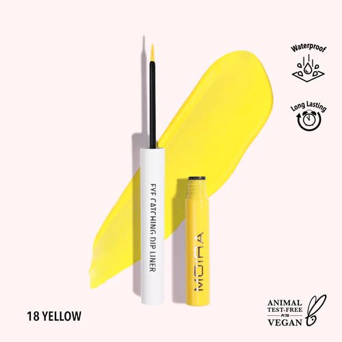 Eye Catching Dip Liner (018, Yellow) - MeStore - Moira Beauty