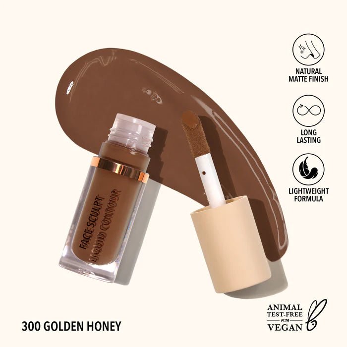 Face Sculpt Liquid Contour (300, Golden Honey) - MeStore - Moira Beauty