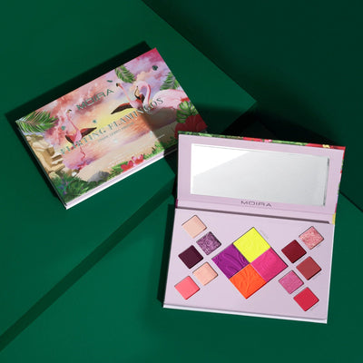 Flirting Flamingo Pressed Pigment Palette - MeStore - Moira Beauty