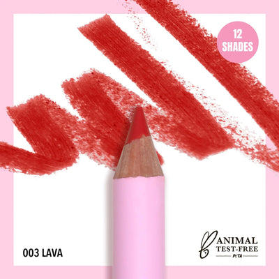 Flirty Lip Pencil (003, Lava) - MeStore - Moira Beauty