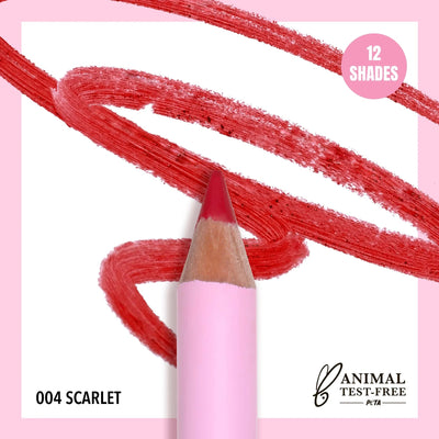 Flirty Lip Pencil (004, Scarlet) - MeStore - Moira Beauty