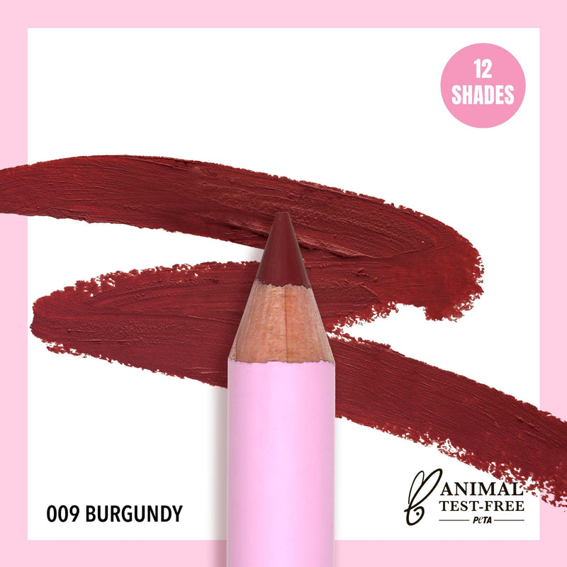 Flirty Lip Pencil (009, Burgundy) - MeStore - Moira Beauty