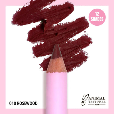 Flirty Lip Pencil (010, Rosewood) - MeStore - Moira Beauty