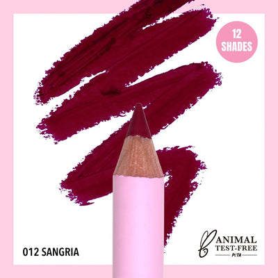 Flirty Lip Pencil (012, Sangria) - MeStore - Moira Beauty