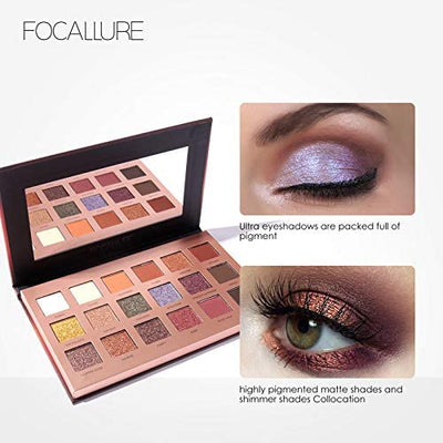 FOCALLURE Colors Eyeshadow Palette With Mirror Fa - 40 - MeStore - Focallure