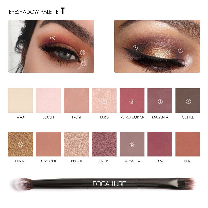 Focallure Tropical vacation Eyeshadow Palette - MeStore - Focallure