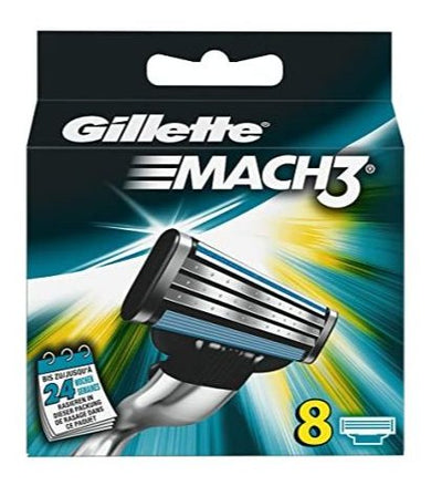 Gillette Mach 3 Blades 8'S - MeStore - Gillette