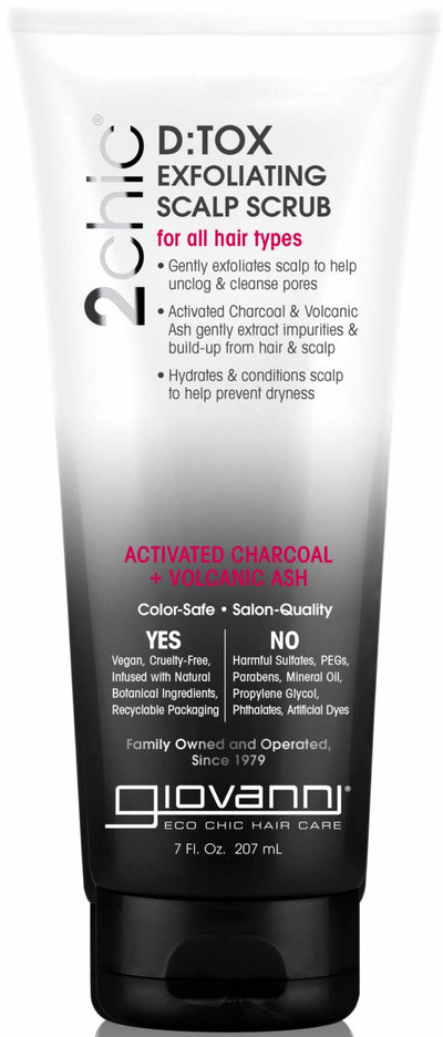 Giovanni 2chic D:Tox Exfoliating Scalp Scrub 207ml - MeStore - Giovanni