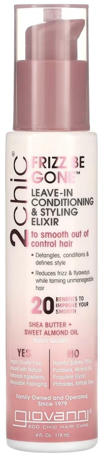 Giovanni 2chic Frizz Be Gone Leave - in Cond & Elixir 4oz - MeStore - Giovanni