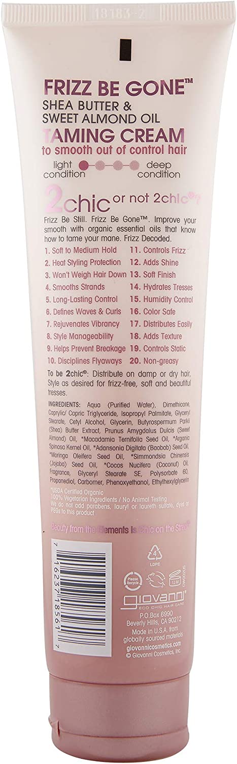 Giovanni 2chic Frizz Be Gone Taming Cream 5.1oz - MeStore - Giovanni