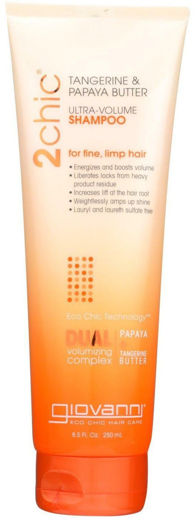 Giovanni 2CHIC TANG&PAPAYA ULTRA - VOLUME SHAMPOO 8.5OZ - MeStore - Giovanni