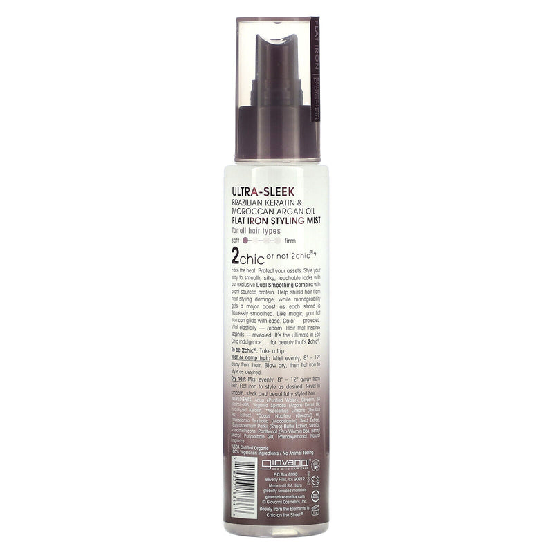 Giovanni 2chic Ultra - Sleek Flat Iron Styling Mist 118ml - MeStore - Giovanni