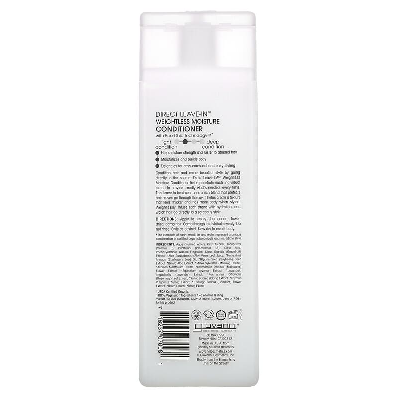 Giovanni Direct Leave In Treatment Conditioner 8.5oz - MeStore - Giovanni