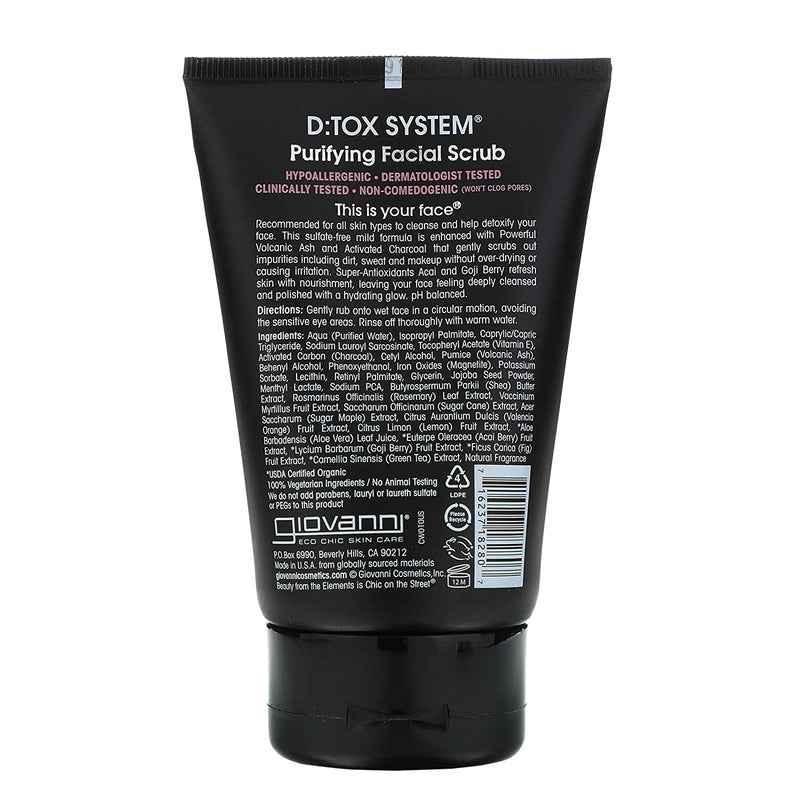 Giovanni D:Tox System Purifying Facial Scrub 113gr - MeStore - Giovanni