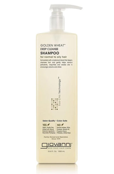 Giovanni Golden Wheat Deep Cleanse Shampoo 1000ml - MeStore - Giovanni