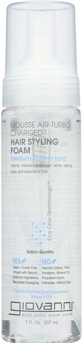 Giovanni Natural Mousse Hair Styling Foam 8.5oz - MeStore - Giovanni