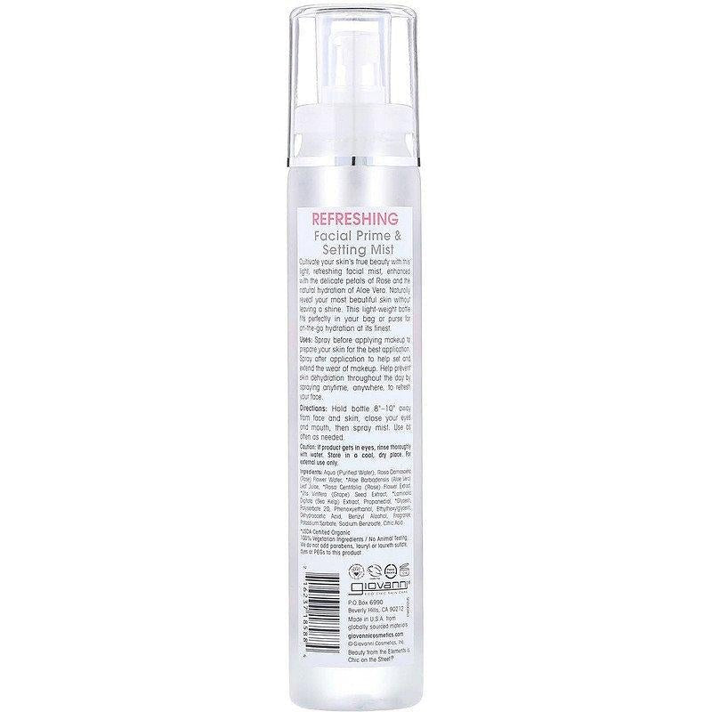 Giovanni Refreshing Facial Prime & Setting Mist 5 Oz - MeStore - Giovanni