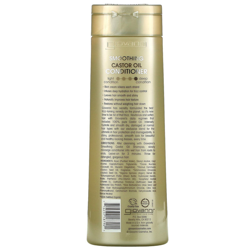 Giovanni Smoothing Castor Oil Conditioner 399ml - MeStore - Giovanni