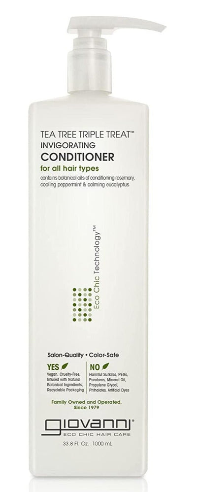 Giovanni Tea Tree Triple Treat Invigorating Conditioner 1000ml - MeStore - Giovanni