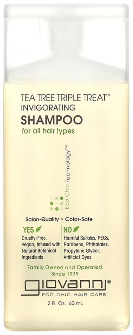 Giovanni Tea Tree Triple Treat Shampoo 2 Oz - MeStore - Giovanni