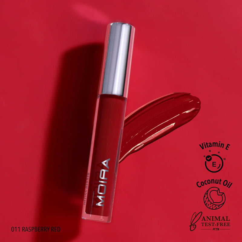 GLG011 - (Gloss Affair (011, Raspberry Red)) - MeStore - Moira Beauty