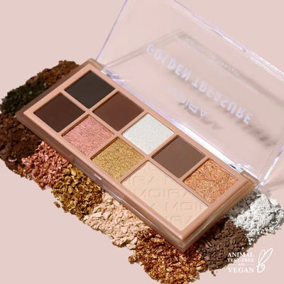 Golden Treasure Pressed Pigment Palette Moira - MeStore - Moira Beauty