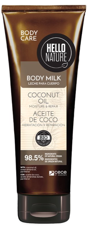 Hello Nature Coconut Oil Body Milk 1526 - MeStore - Hello Nature