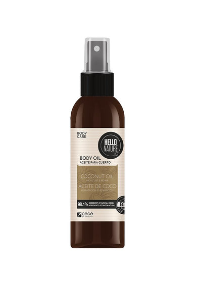 Hello Nature Coconut Oil Body Oil 130 Ml : 1527 - MeStore - Hello Nature