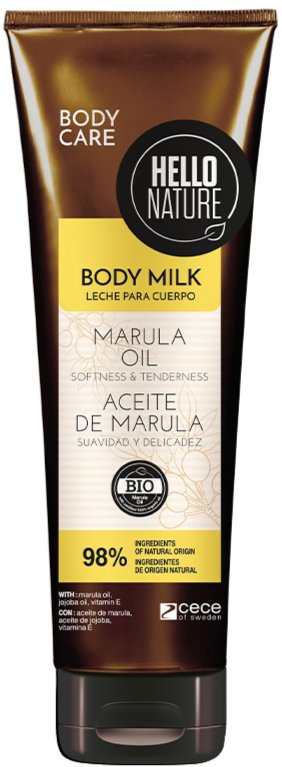 Hello Nature Marula Oil Body Milk 250 Ml : 1530 - MeStore - Hello Nature